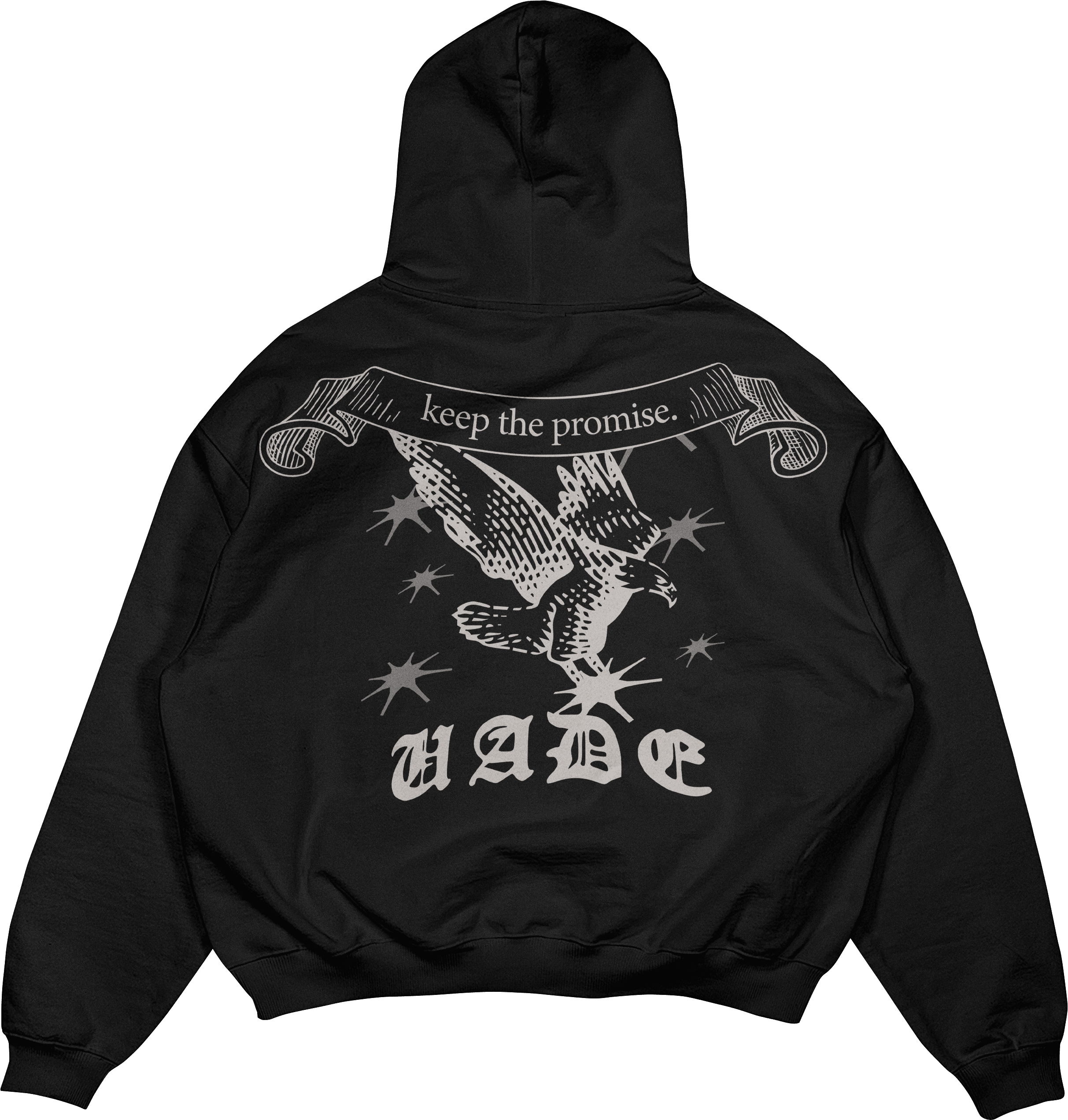 EAGLE Black Hoodie view 2