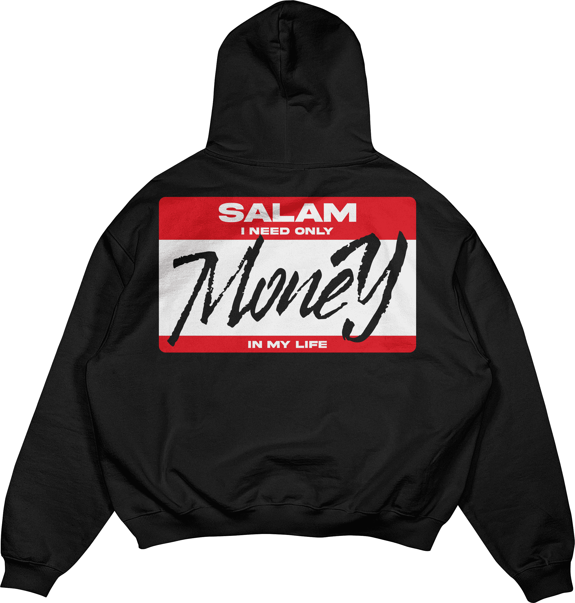 Money Black Hoodie view 2
